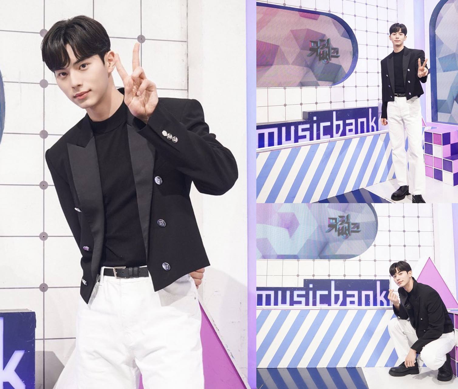 Lee Chae Min di hari pertama menjadi MC \