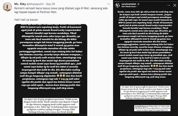Ngeri! Kiky Saputri Ungkap Modus Kejahatan Baru Terjadi di Mal