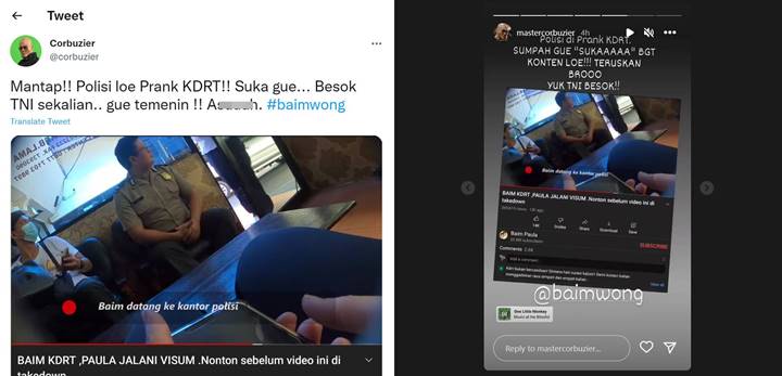 Deddy Corbuzier Maki Dan Tantang Baim Wong Usai Buat Prank KDRT