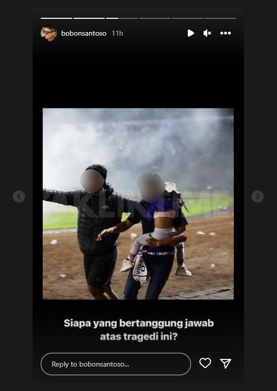 Bobon Santoso Soal Tragedi Kanjuruhan, Bagikan \'Pemandangan Miris\' Ini