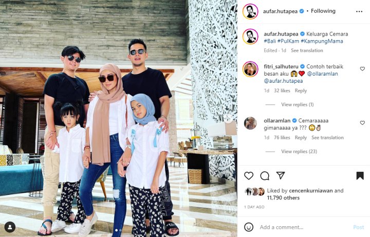 Olla Ramlan Sindir Aufar Hutapea Usai Unggah Foto Bareng, Malah Banjir Desakan Rujuk