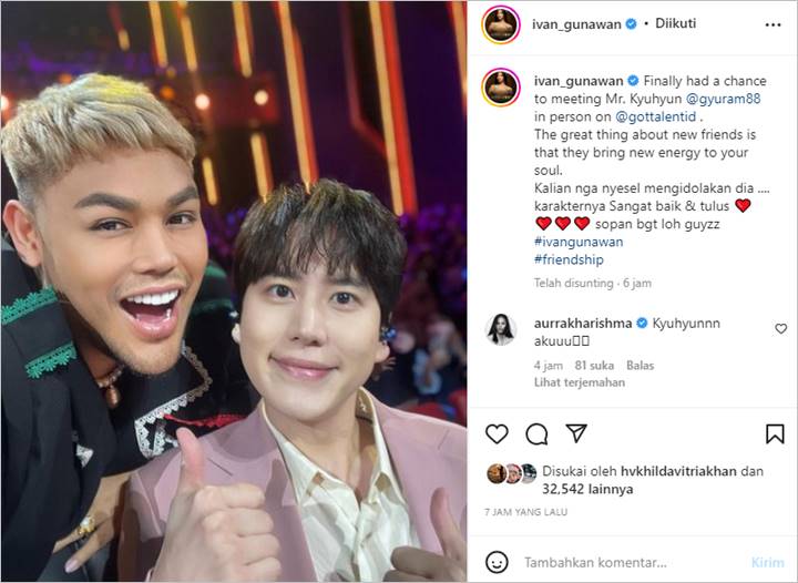 Ivan Gunawan Bongkar Habis Karakter Kyuhyun SuJu Usai Ketemu Langsung