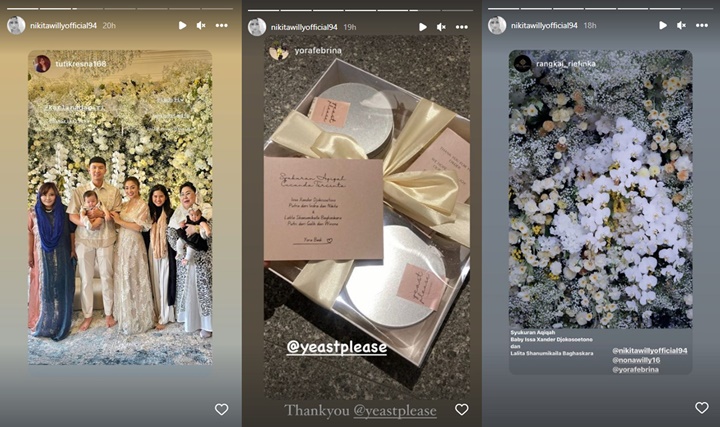 Suvenir di Acara Akikah Anak Nikita Willy Tampak Mewah, Apa Isinya?