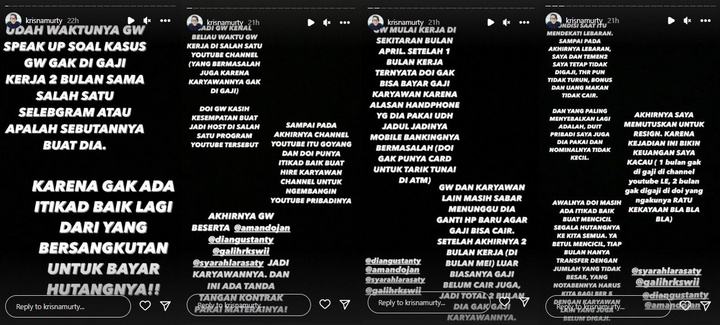 Kim Hawt Diduga Lakukan Penipuan