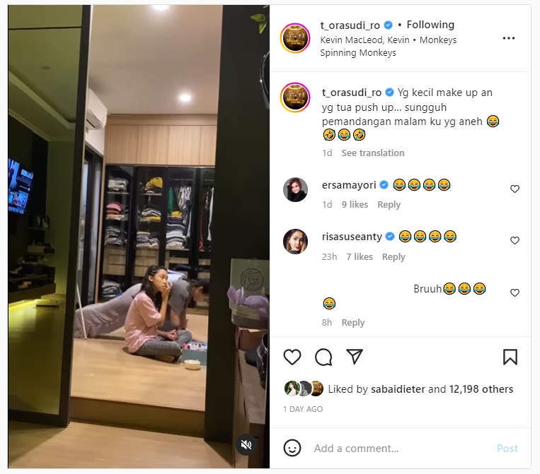 Tora Sudiro Ngaku Lihat Pemandangan Malam yang Aneh di Rumah