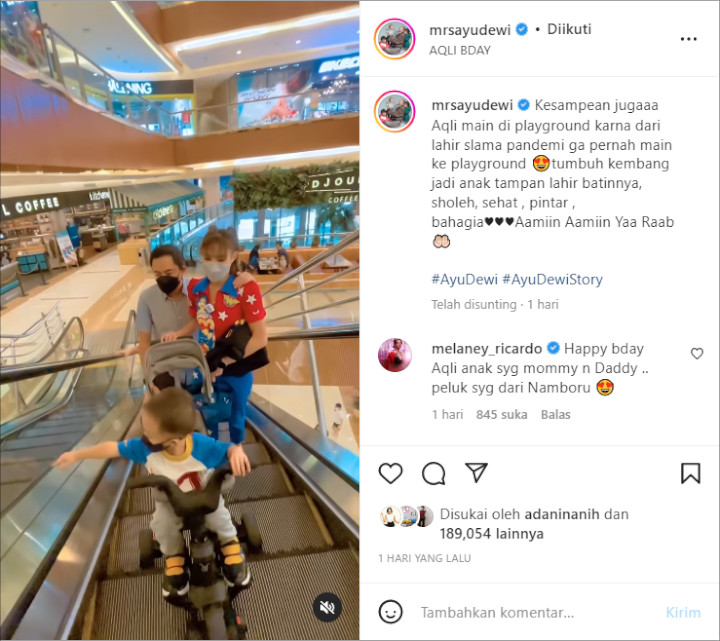 Tiru Nagita Slavina, Ayu Dewi Bongkar Sifat Asli Regi Datau Usai Isu Selingkuh