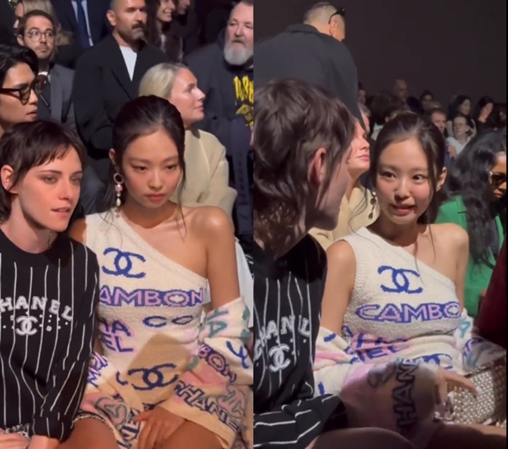 Jennie BLACKPINK Dan Kristen Stewart Kepergok Ngobrol Seru di Paris
