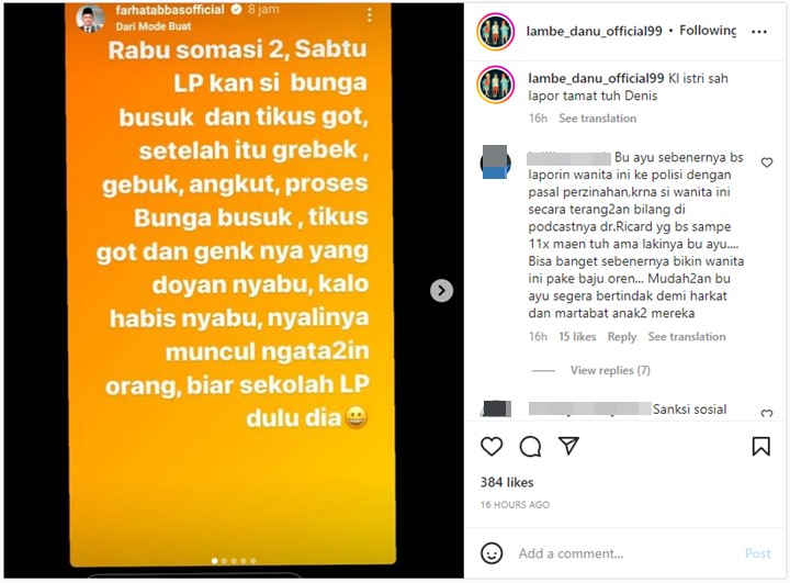 Farhat Abbas Diduga Sentil Denise Chariesta dan Bongkar Hal Tak Terduga Ini