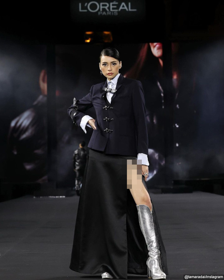 Tamara Catwalk dengan Gaya Mambanya