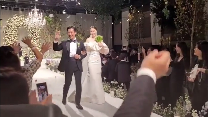 Pengantin Sapa Tamu Undangan