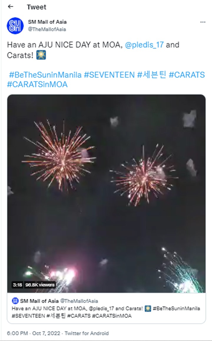 Tak Cuma Kembang Api, SEVENTEEN Disambut Meriah Sebelum Konser \'Be The Sun in Manila\'