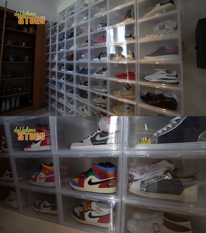 Deretan Koleksi Sepatu di Kamar
