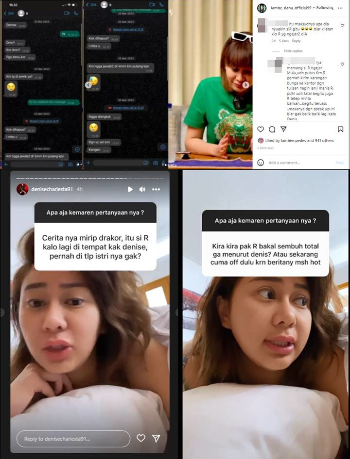 Ala Drakor, Denise Chariesta Spill Chat Bucin RD Dan Cara Bohongi Istri Sah