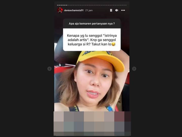 Pilih Senggol Istri Sah Dibanding Keluarga R, Denise Chariesta Akui Segan?