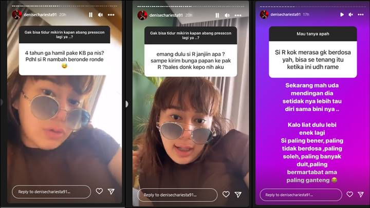 Denise Chariesta Bantah Hamil, Bongkar Kelakuan Menyimpang RD