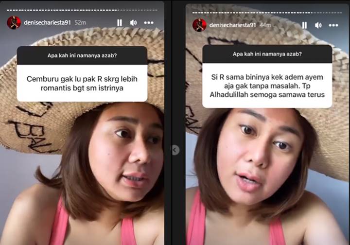 RD Ultah, Denise Chariesta Sindir Dapat Kado Azab Dari Tuhan