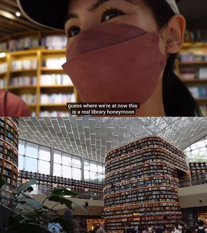 Beda Vibes Nagita Slavina dan Maudy Ayunda Saat Kunjungi Perpustakaan Terindah di Dunia