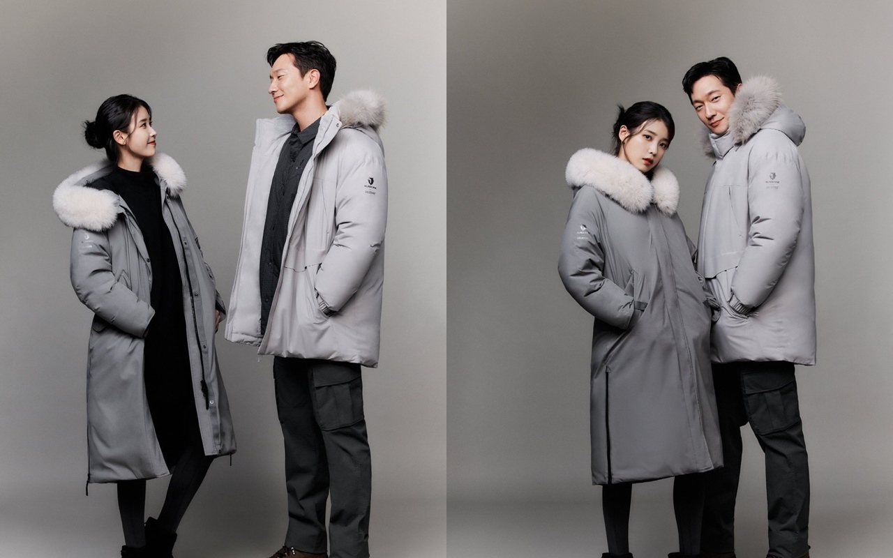 Bikin Mendadak Jadi Shipper, IU Bersandar di Punggung Son Suk Gu Dalam Iklan Pakaian Outdoor