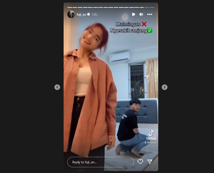 Kegiatan Tak Terduga Fuji An dan Thariq Halilintar di Malam Minggu