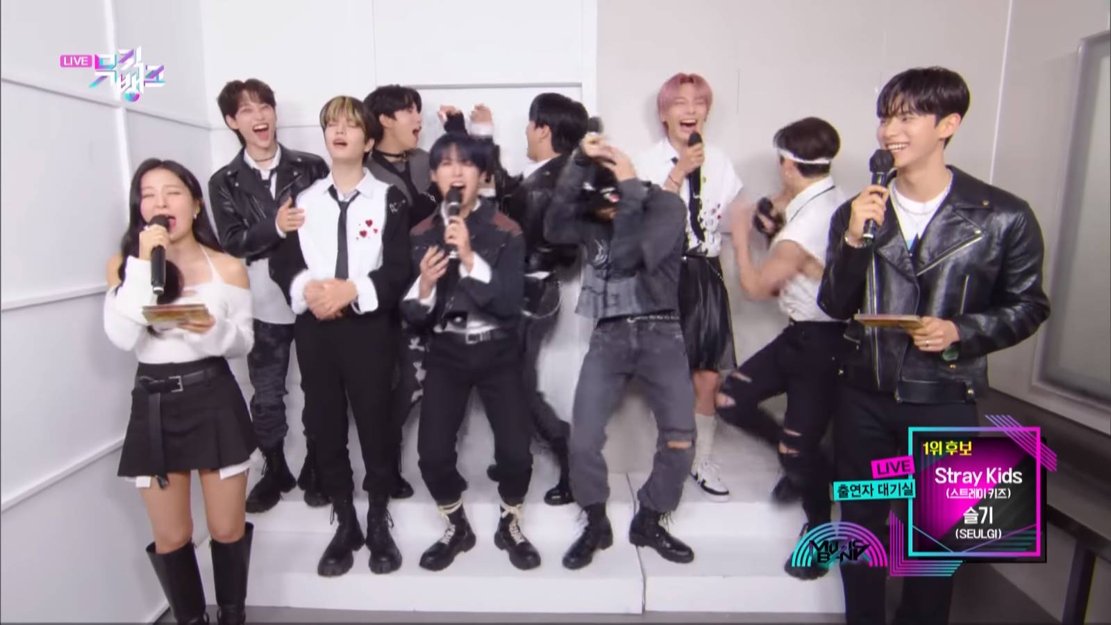 Momen wawancara Stray Kids