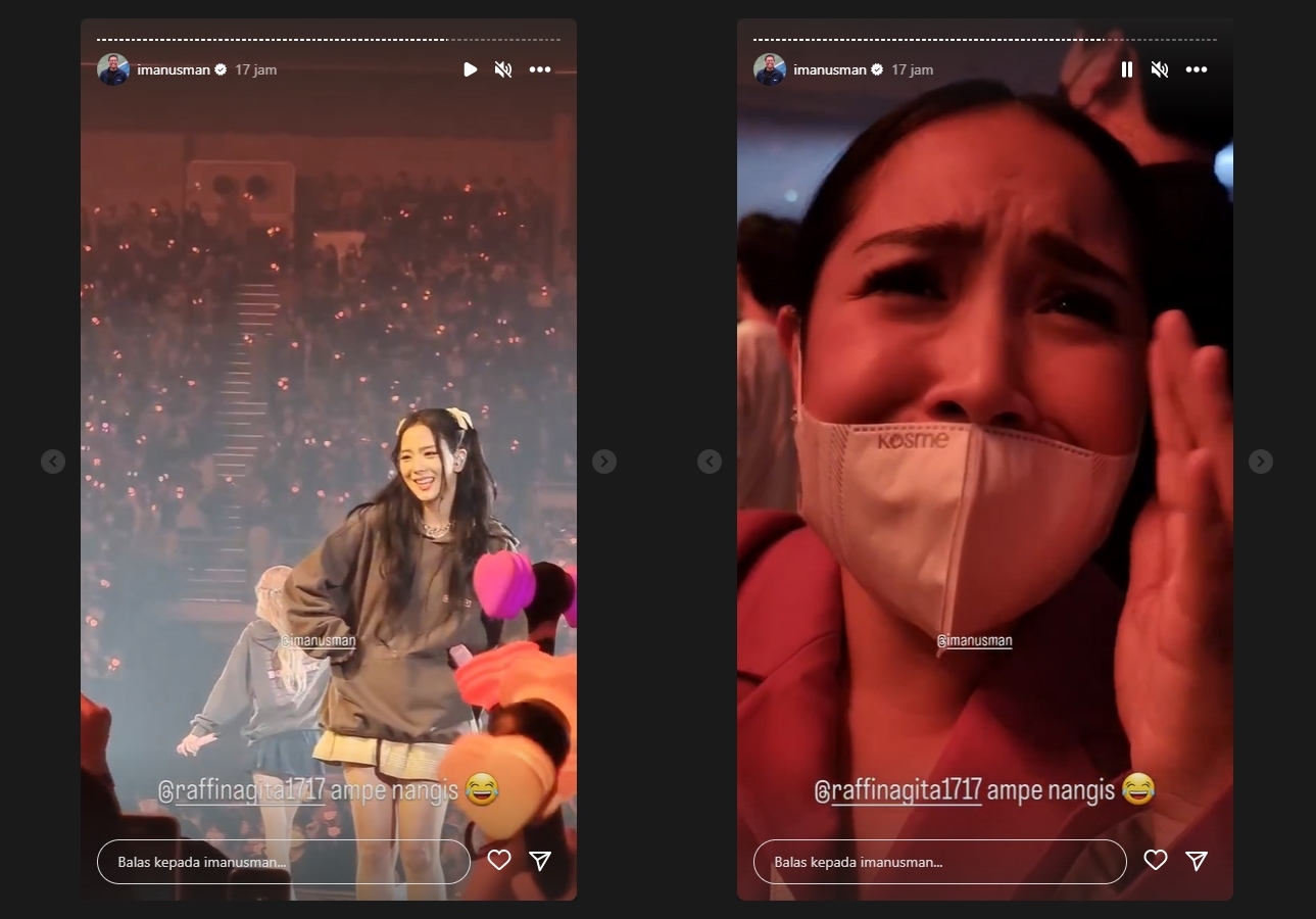 Ketemu Langsung, Nagita Slavina Nangis Lihat Kecantikan Jisoo BLACKPINK