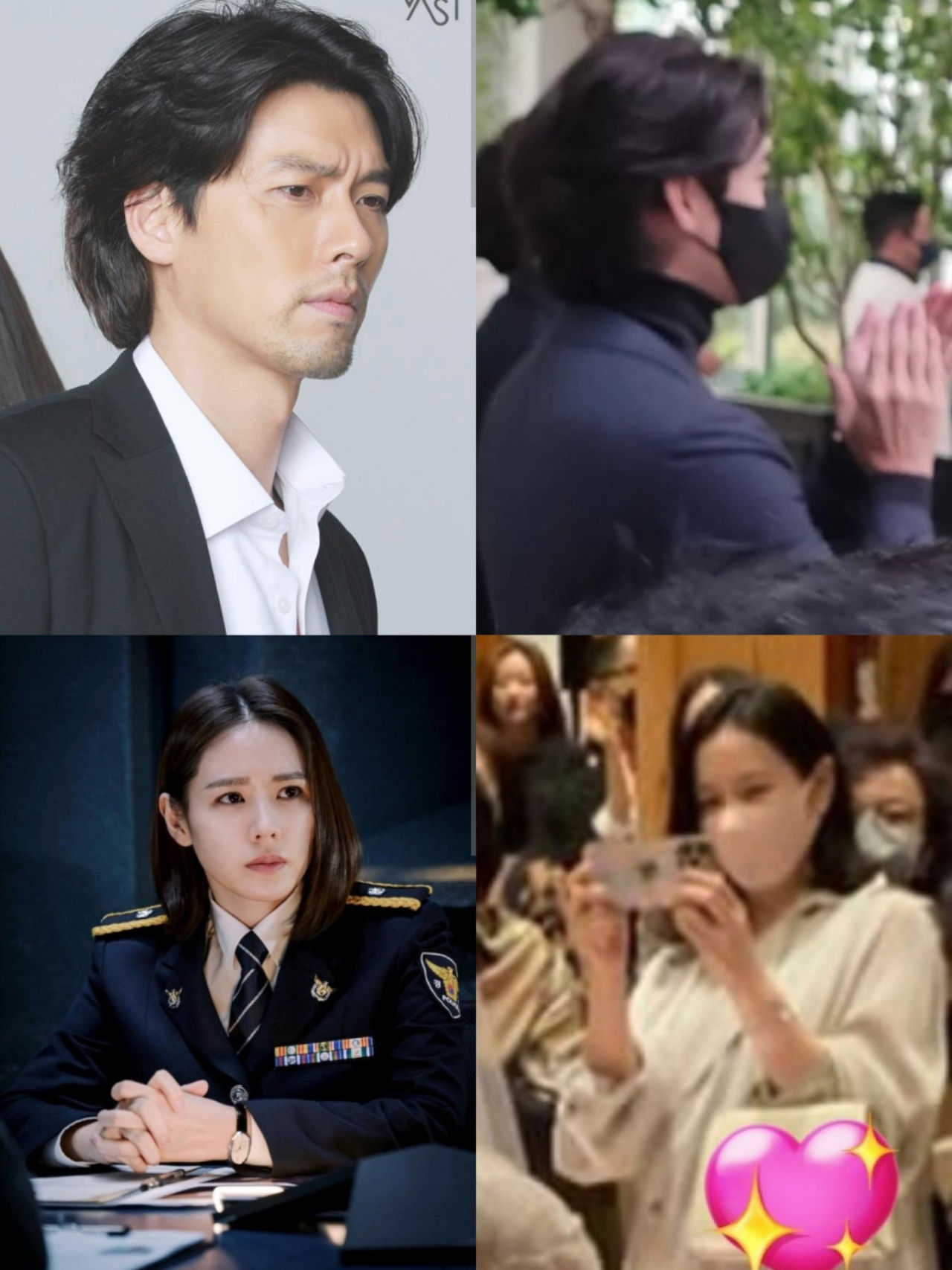 Gaya Rambut Hyun Bin dan Son Ye Jin Saat Kondangan Ingatkan Fans pada Era Jadul