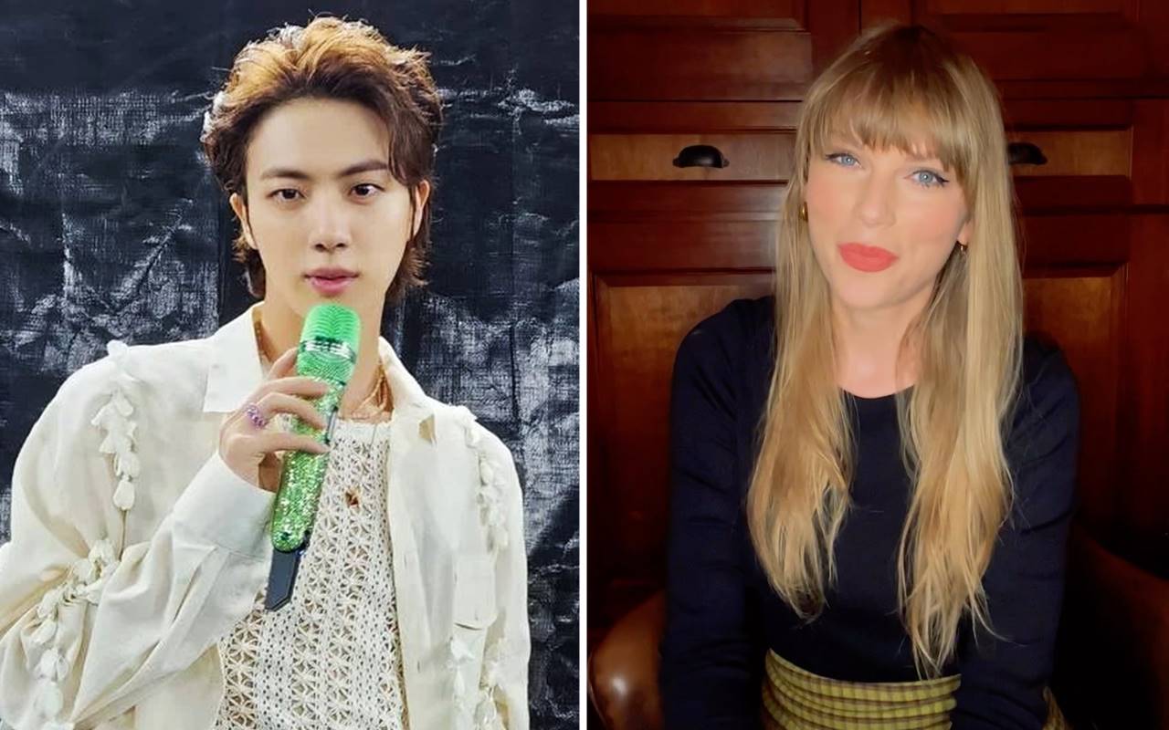 Jin BTS Diduga Bakal Kolaborasi dengan Taylor Swift di Album Debut Solo