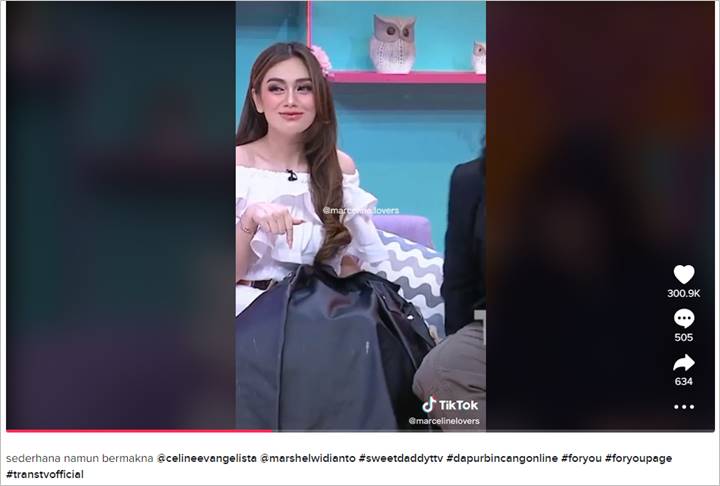 Sikap Marshel Widianto ke Celine Evangelista yang Duduk Saat Pakai Dress Mini Tuai Sanjungan