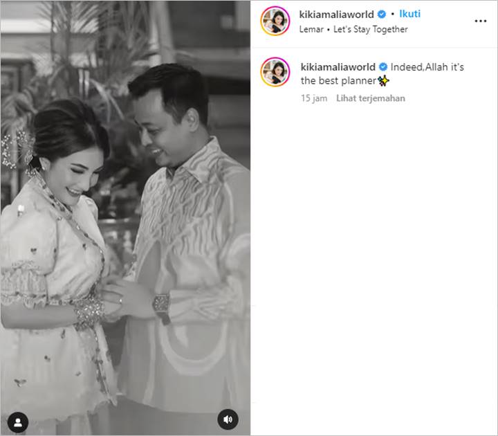 Kiki Amalia Akhirnya Rilis Suasana Dilamar Pengusaha Batu Bara, Aura Calon Suami Disorot