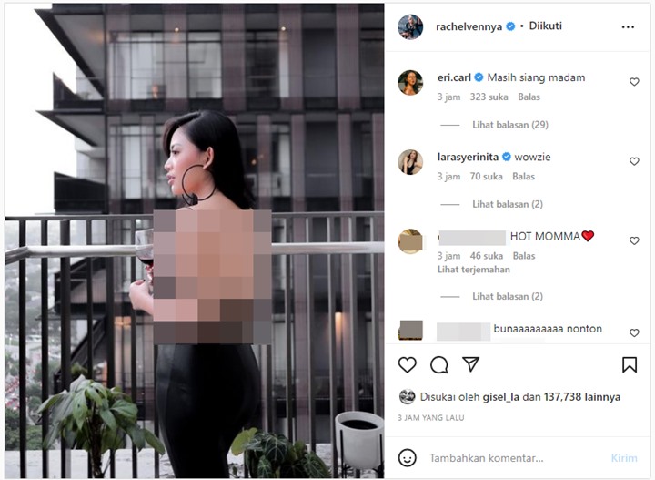 Rachel Vennya Balas Santai Saat Disentil Soal Dosa Gegara Kerap Tampil Seksi