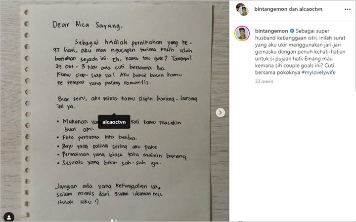 Bakal Ajak Istri Liburan ke Tempat Romantis, Permintaan Bintang Emon Banjir Respons Kocak