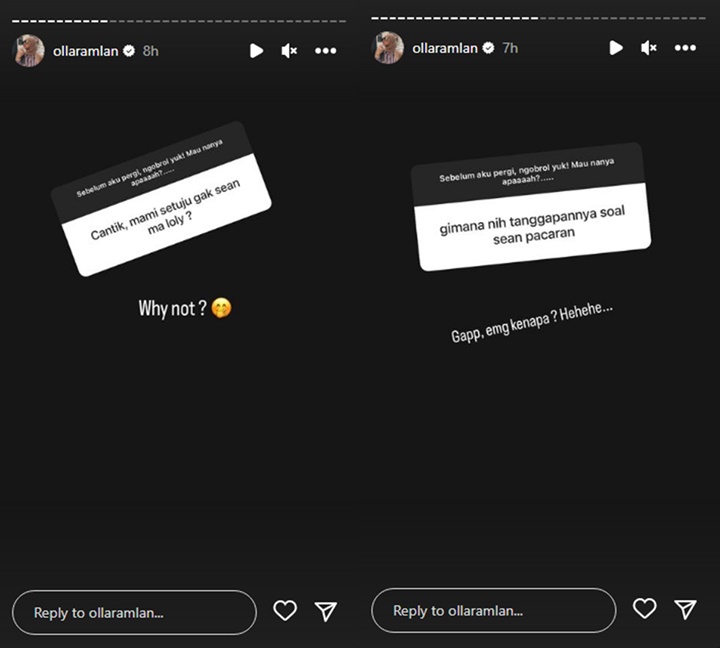 Nikmir Masih Abu-abu, Olla Ramlan Justru Sudah Restui Hubungan Putranya dan Loly