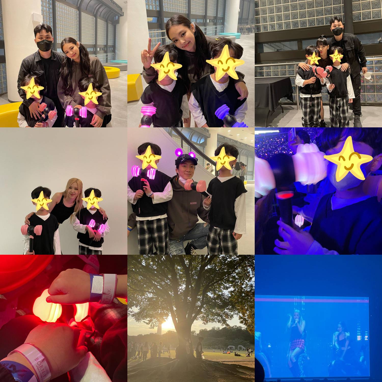 Momen keponakan kembar Kim Jin Woo WINNER dan di konser solo BLACKPINK \