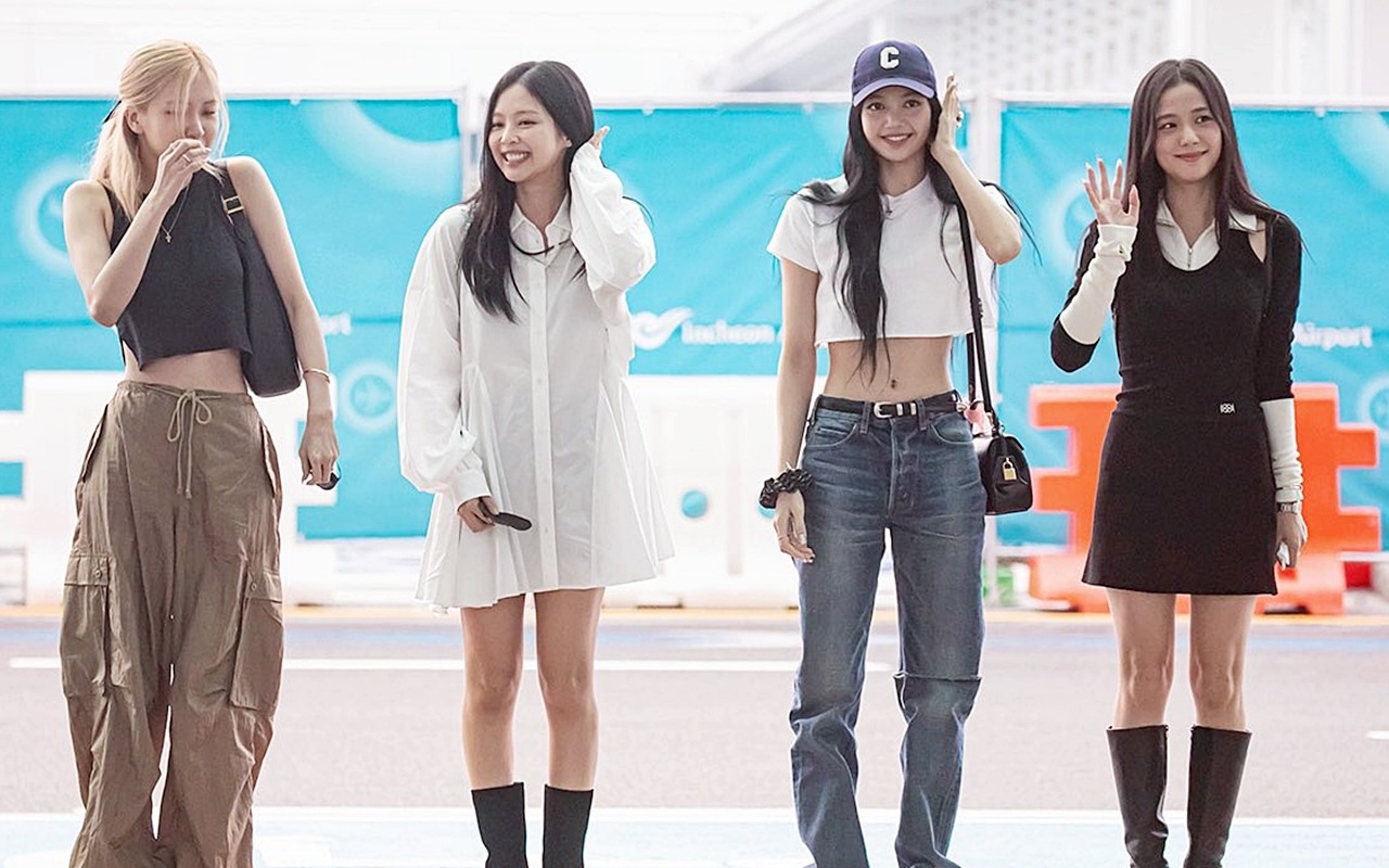 Outfit BLACKPINK Ala Cewek Mamba, Jennie Bak Gak Diajak Janjian di Bandara