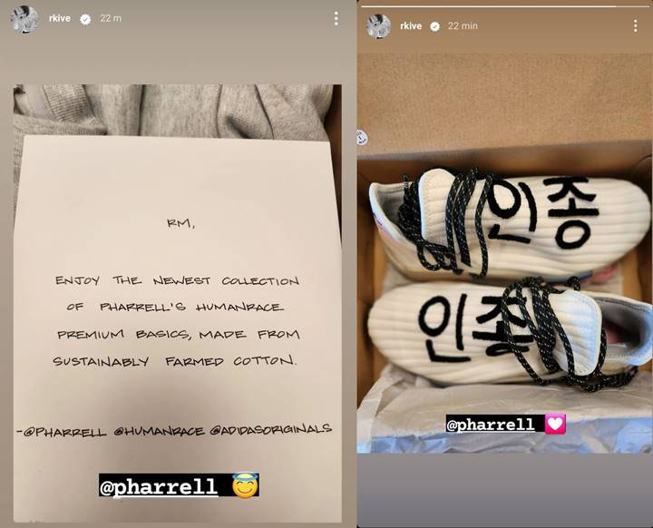 Ngefans Lama, RM BTS Diduga Bakal Kolab dengan Pharrell Williams