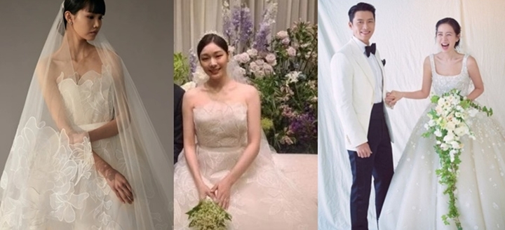 Gaun Pengantin Kim Yuna dan Son Ye Jin Terungkap Miliki Kesamaan