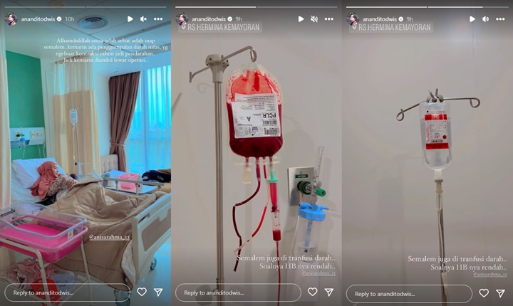 Suami Kabarkan Anisa Rahma Alami Pendarahan Hingga Harus Dioperasi