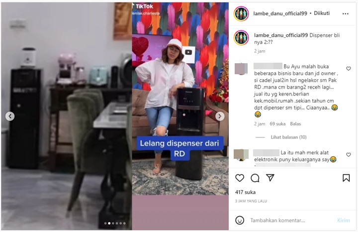 Ayu Dewi Terciduk Punya Barang yang Sama dengan yang Dilelang Denise Chariesta