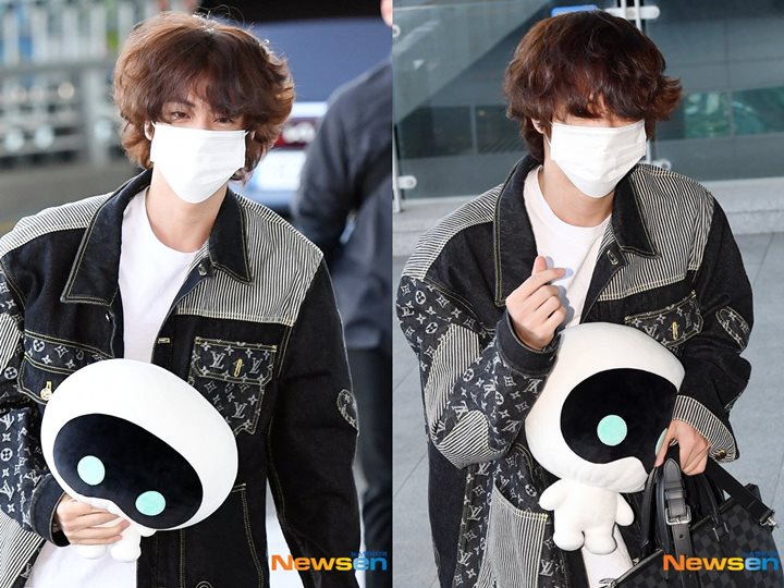 Jin BTS OTW Argentina Bareng Si Lucu Wootteo, Rambut Saat di Bandara Trending