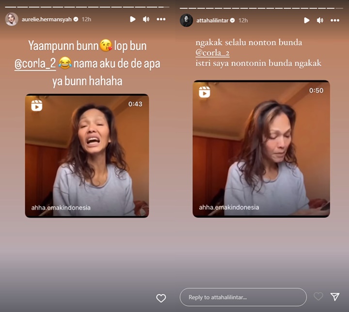 Bunda Corla Belepotan Sebut Nama Keduanya, Atta dan Aurel Gak Berhenti Ngakak