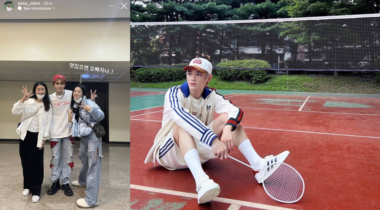 Taeyong di belakang panggung NCT 127 \