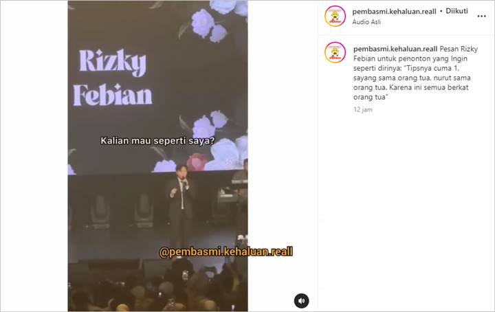 Rizky Febian Bagi-bagi Tips untuk Bisa Seperti Dirinya: Cuma Satu