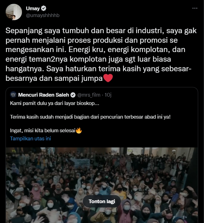\'Mencuri Raden Saleh\' Pamit dari Bioskop, Iqbaal Ramadhan: This Is Not The End!