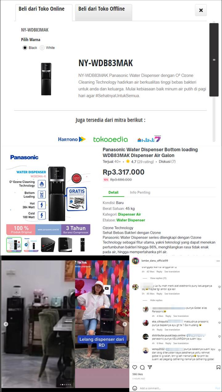 Harga Asli Dispenser Denise Chariesta Dari RD Terkuak, Nama Keluarga Regi Datau Terseret