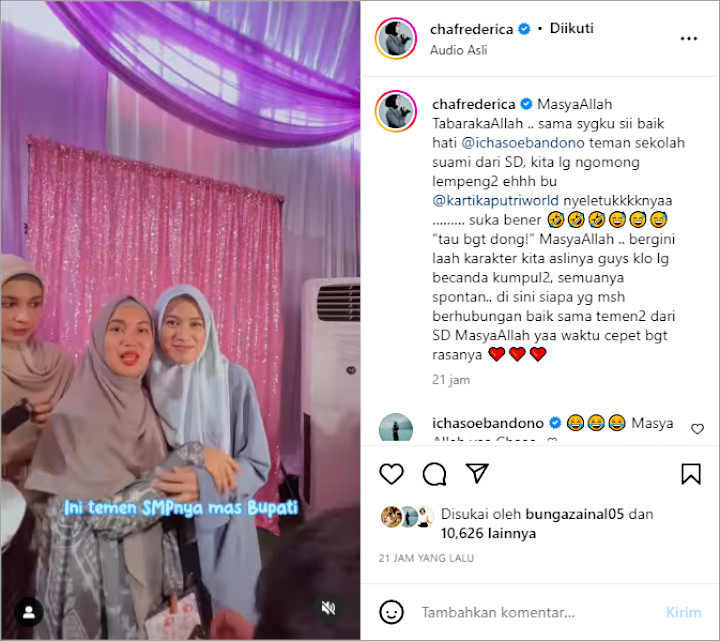Chacha Frederica Syok Dapati Foto Alyssa Soebandono Di Kamar Suami, Fakta Menarik Terungkap
