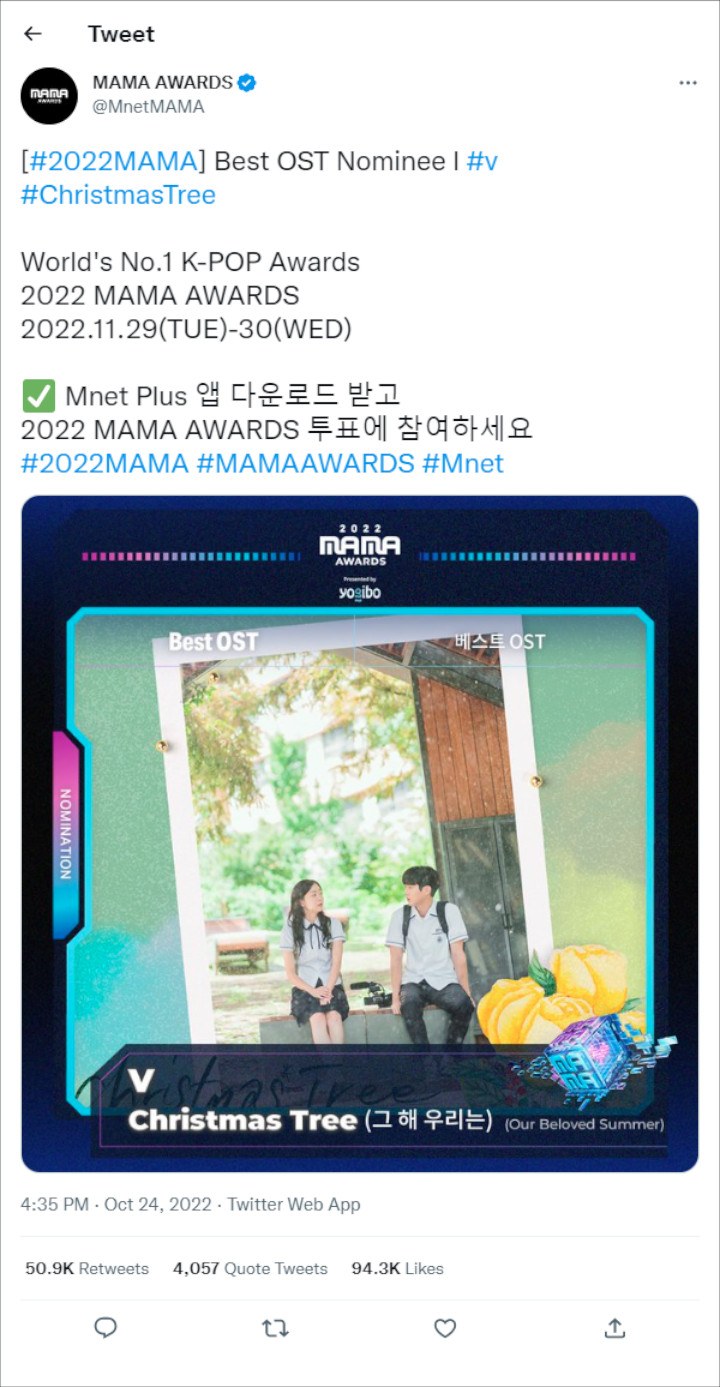 V BTS Berpotensi Raih SOTY Sebelum Rilis Album Debut Solo