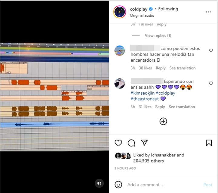 Coldplay Spoiler Lagu Jin BTS \'The Astronaut\', Vibe Luar Angkasa Sudah Terasa