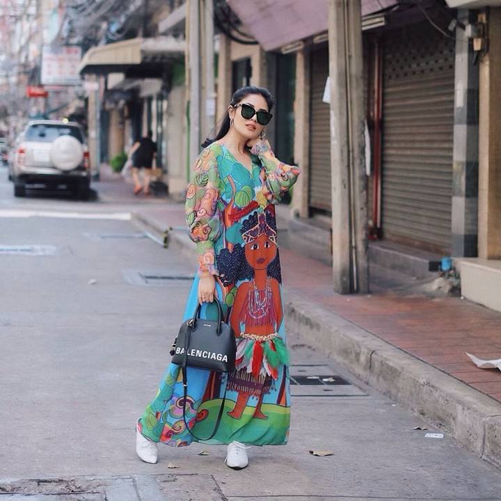 Dress Motif Saat ke Bangkok
