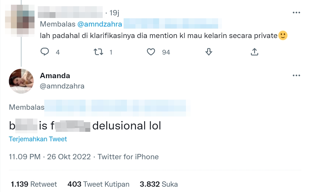 Amanda Zahra Skakmat Klarifikasi Arawinda Kirana Soal Isu Pelakor