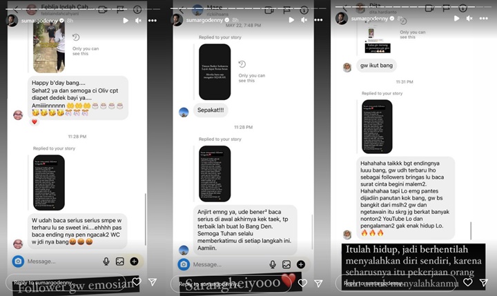 Jarang Terjadi, Denny Sumargo Tulis Sepucuk Surat Manis Untuk Fans
